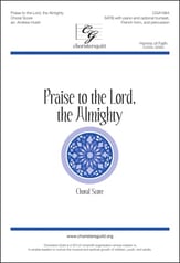 Praise to the Lord, the Almighty SATB choral sheet music cover